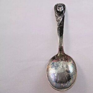 Precious Vintage Child's Winthrop Silverplate Gerber Spoon 4.50" Long